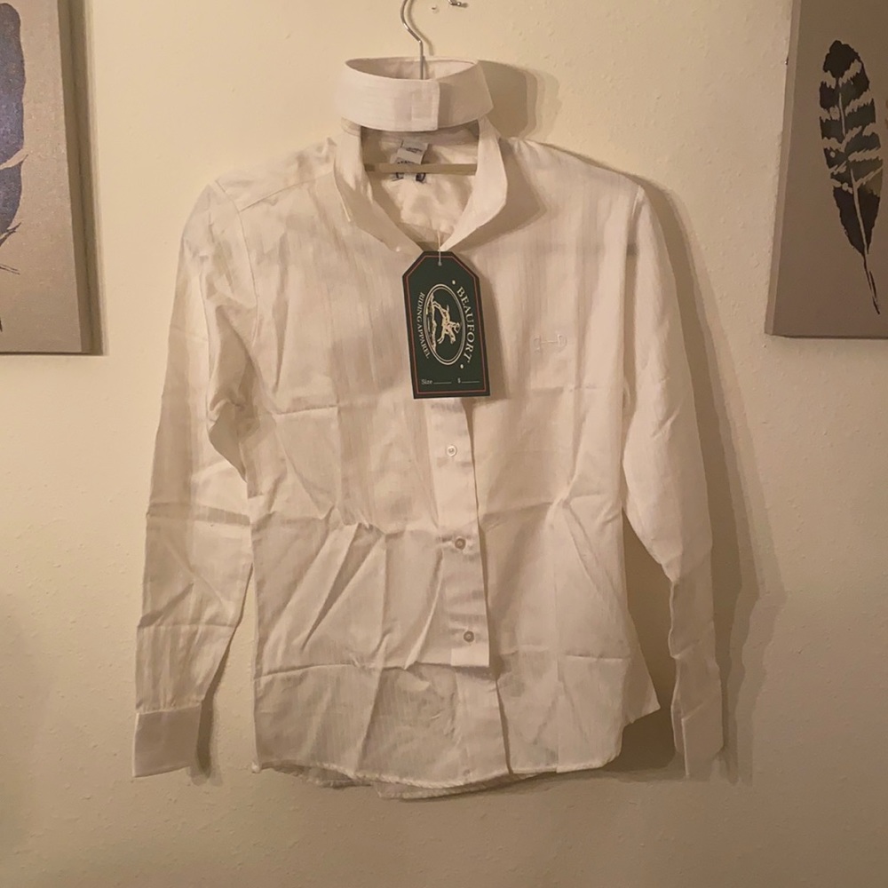 Beaufort Riding Apparel Show Shirt Size 8